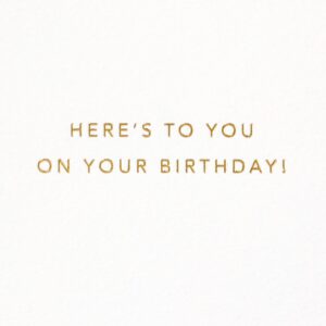 Hallmark Signature 21st Birthday Card (Here's to You)