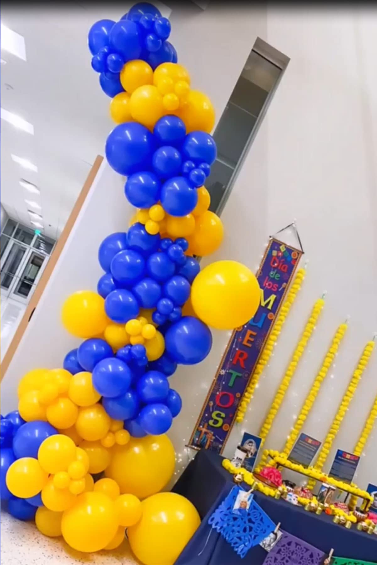 Blue and Yellow Balloon Arch Kit-134pcs Royal Blue and Lemon Yellow Balloons Garland for Boy One Oh Baby Shower Bridal Shower Gender Reveal Graduation Birthday Party Decorations.