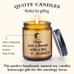 Funny Birthday Gifts for Women Men, Unique Virgo Candle Bday Gifts for Her Best Friends Woman Mom Sister Girlfriend 21st 30th 40th 50th, Fun Present for Grandma Wife Husband Frendship Ideas