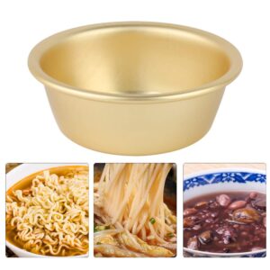 Ramen Pot,Korean Yellow Pot, Ramen Cooking Pot, Fast Heating,Korean Ramyun Noodle Pot with Heatproof Fast Heating For Kitchen Cookware Yellow(12.5cm),for Kitchen,Great for Soup, Curry, Pasta