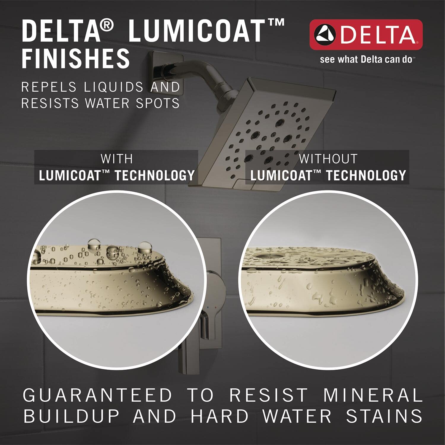 Delta T50210-PN-PR Pivotal Body Spray Trim, Lumicoat Polished Nickel