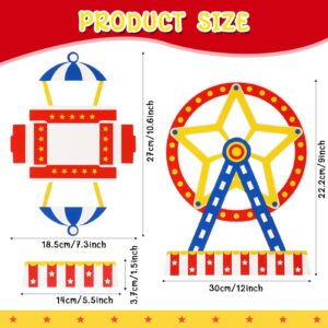 Carnival Ferris Wheel Centerpiece Carnival Theme Party Decorations Carnival Cake Holder Circus Carnival Favor Supplies for Candy Desserts Cake Carnival Ferris Wheel Party Decorations