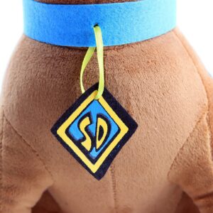 ZJYJING Plush Animal Brown Plush Dog Toy, Cute Cartoon Dog Stuffed Plush Pillow Toy Adult Children Birthday Plush Toy (13.7")