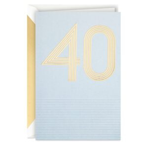 hallmark signature 40th birthday card (incredible you)