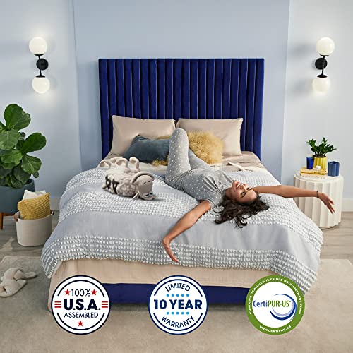 Serta - 11" Clarks Hill Plush Cal King Mattress, Comfortable, Cooling, Supportive, CertiPur-US Certified