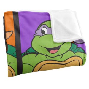 Teenage Mutant Ninja Turtles TMNT Turtle Tiles Silky Touch Super Soft Throw Blanket, 36"x58"