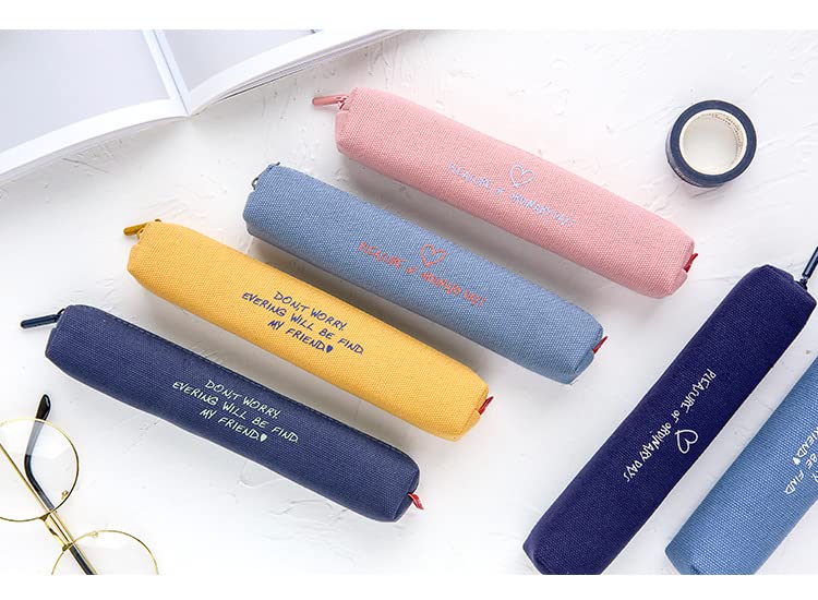 Cilava Mini Pencil Case,Colored Cute Pencil Bags Lovely Pen Pouch with Zipper for Adult