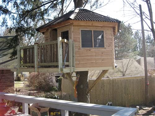 The Flathead © : 10' Octagonal Treehouse Plan