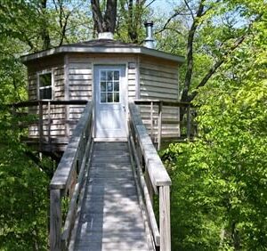 The Flathead © : 10' Octagonal Treehouse Plan