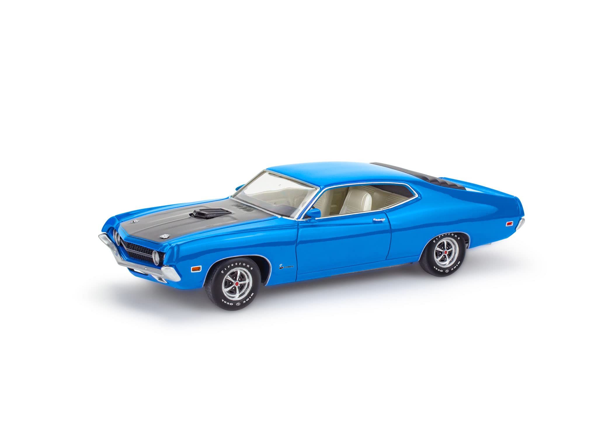 Revell 14534 1970 Ford Torino Cobra 1:25 Scale 128-Piece Skill Level 4 Model Car Building Kit