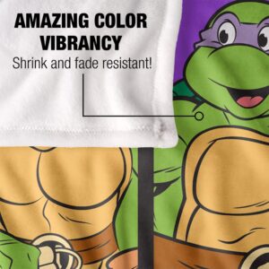 Teenage Mutant Ninja Turtles TMNT Turtle Tiles Silky Touch Super Soft Throw Blanket, 36"x58"