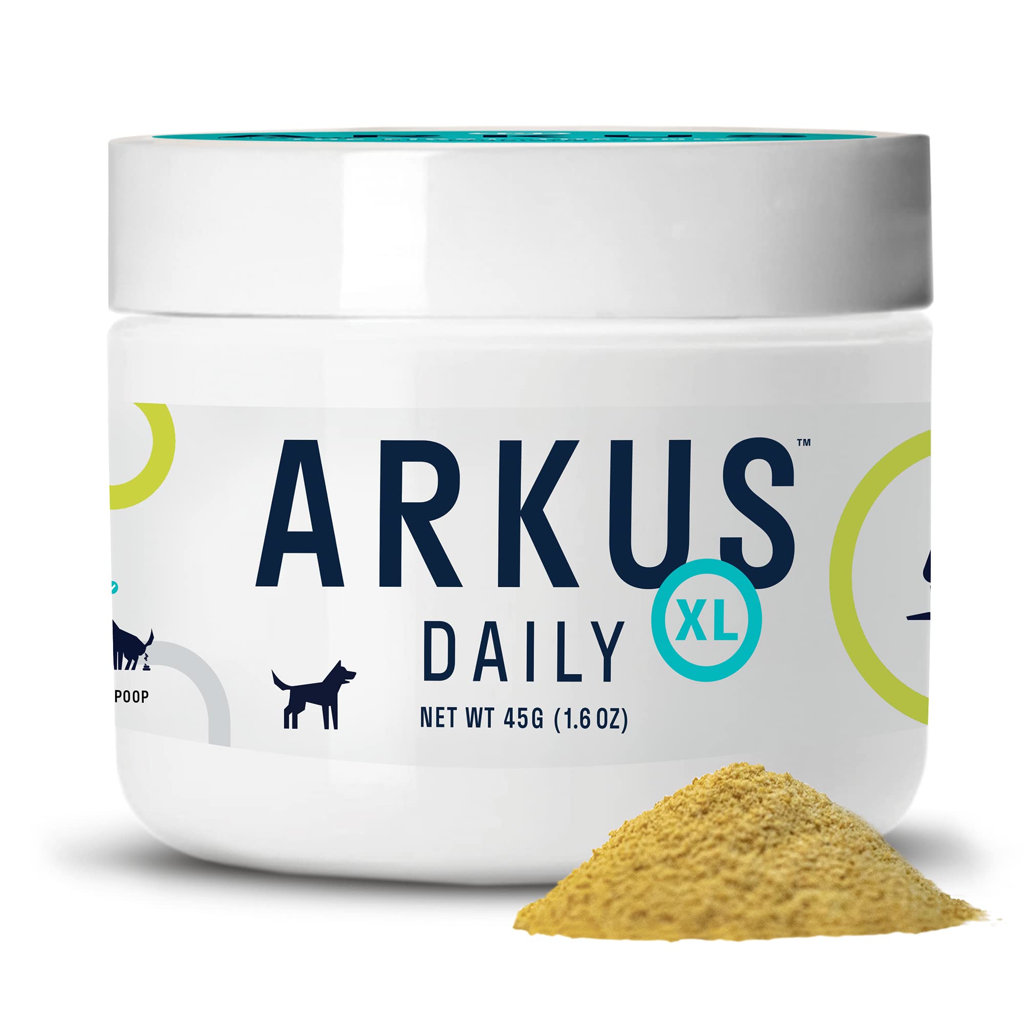 Arkus Daily XL Dog Probiotic, The Only Product Made with Microbes That are Natural to The Gut of Healthy Dogs, Supports Better Digestion, Gut Health, and Immune System, Maintains a Healthy Microbiome