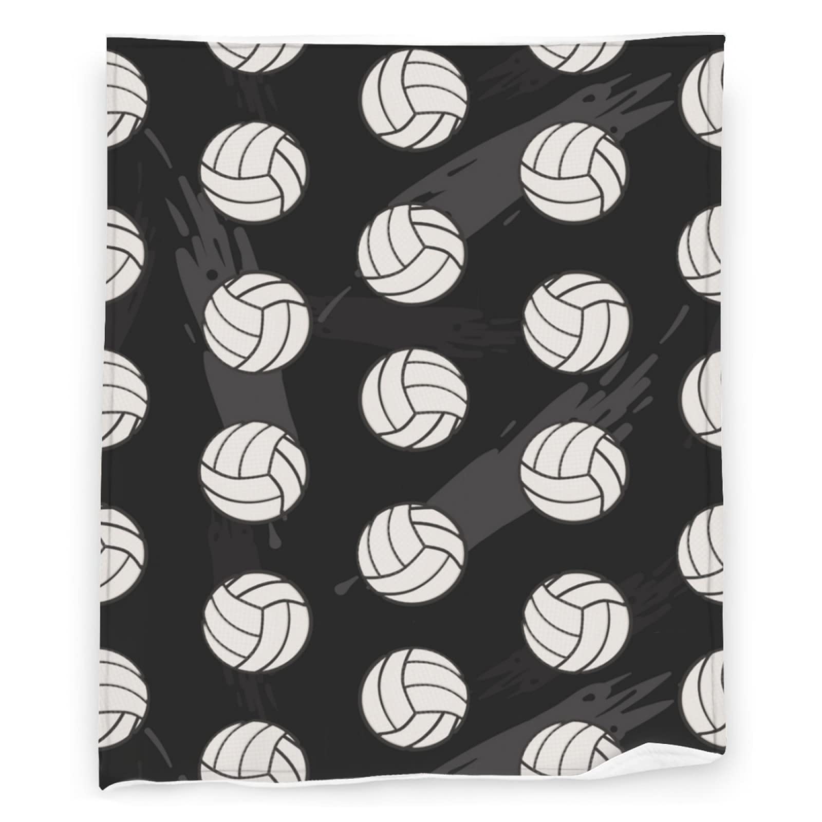 Volleyball Sport Throw Blanket Flannel Fleece Fuzzy Blankets Soft Warm Cozy for Bed Couch Sofa Living Room for Teens 60"x50"