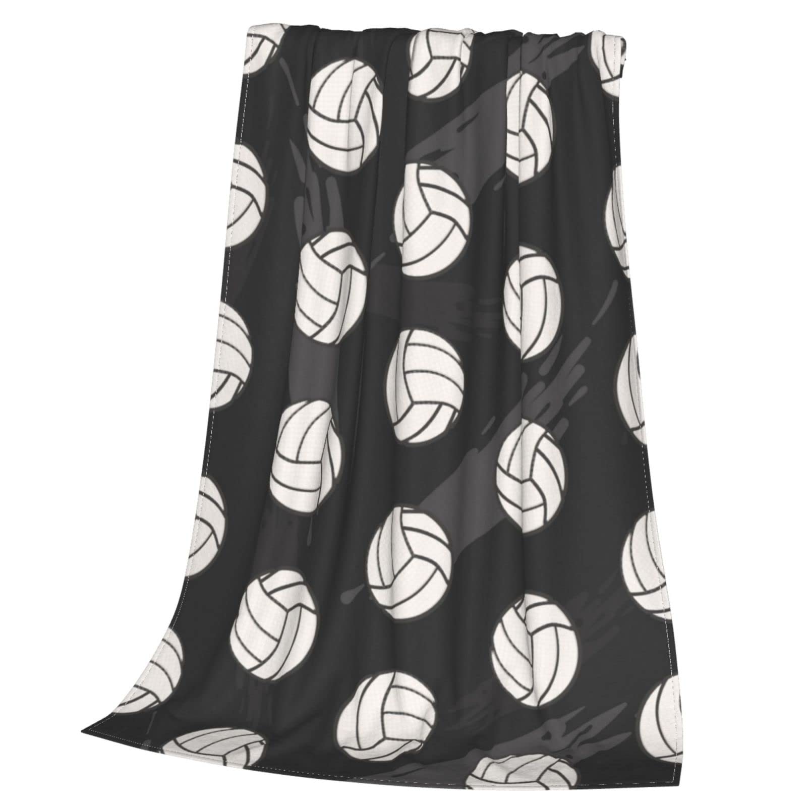 Volleyball Sport Throw Blanket Flannel Fleece Fuzzy Blankets Soft Warm Cozy for Bed Couch Sofa Living Room for Teens 60"x50"