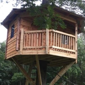 The Flathead © : 10' Octagonal Treehouse Plan