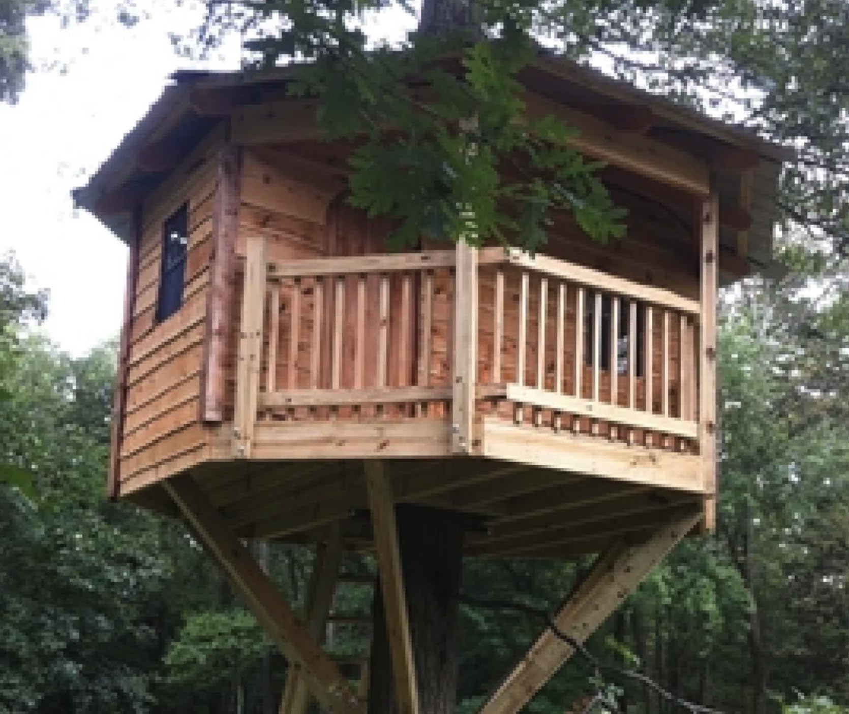 The Flathead © : 10' Octagonal Treehouse Plan