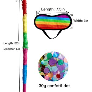 ZCFIFDGB 32-inch pinata sticks,pinata sticks that won't break,the quality is veryvery hard.kids can enjoy playing at the pinata party without worrying about it getting damaged.Pinata sticks kids love