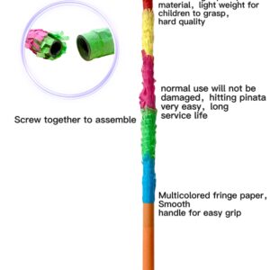 ZCFIFDGB 32-inch pinata sticks,pinata sticks that won't break,the quality is veryvery hard.kids can enjoy playing at the pinata party without worrying about it getting damaged.Pinata sticks kids love