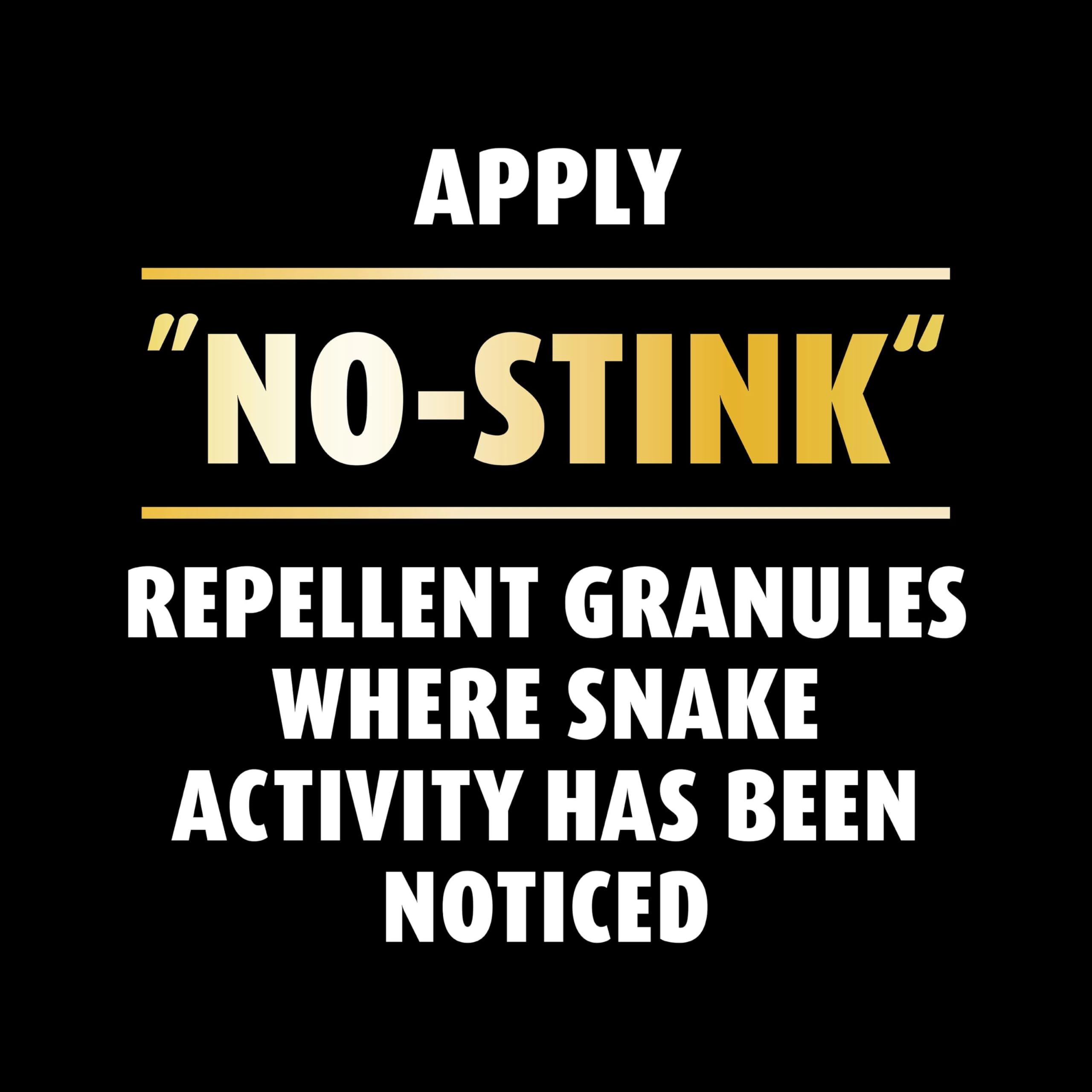 Ortho Snake B Gon1 - Snake Repellent Granules, No-Stink Formula, Covers Up to 1,440 sq. ft., 2 lbs.