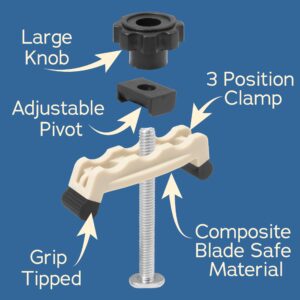 Adjustable Taper Jig/Straight Line Jig for Table Saw | Precision Table Saw Jig with Tapering Functionality | Fast Taper Cutting Jig for Table Saw | Table Saw Accessories | Versatile Woodworking Jigs