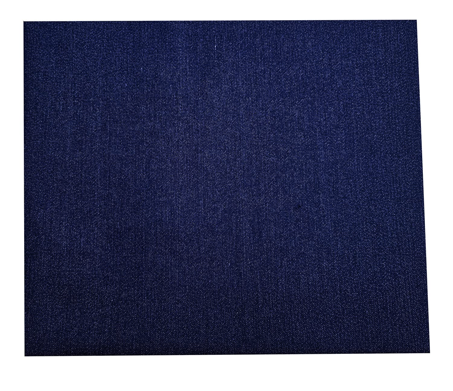 9OZ Stretch Denim Premium Cotton Blend Fabric by The Yard DIY for Sewing Crafting (Dark Blue 2yds)