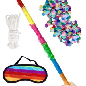 ZCFIFDGB 32-inch pinata sticks,pinata sticks that won't break,the quality is veryvery hard.kids can enjoy playing at the pinata party without worrying about it getting damaged.Pinata sticks kids love