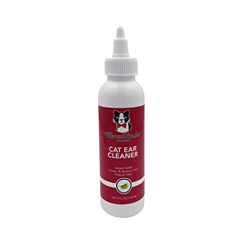 Warren London Cat Ear Cleaner | Ear Cleaning Solution for Cats and Kittens with Aloe Vera | Kitten Ear Cleaner & Ear Wash for Cats | Made in USA