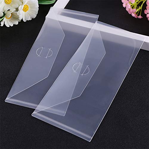 20PCS plastic storage cases for card stamp and dies10pcs 9.4x3.9inch Die Storage Envelopes&10pcs clear 7x5inch clear bags for crafts storage cutting Die Storage Envelope Stamp Stencil Organizer Holder