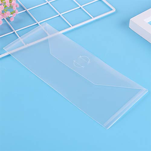 20PCS plastic storage cases for card stamp and dies10pcs 9.4x3.9inch Die Storage Envelopes&10pcs clear 7x5inch clear bags for crafts storage cutting Die Storage Envelope Stamp Stencil Organizer Holder