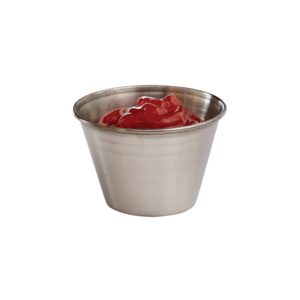 Maine Man Seafood Sauce Cups, Stainless Steel, Set of 6, 2-Ounce Capacity