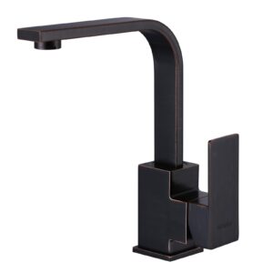 wowow modern bar sink faucet oil rubbed bronze bar faucet single hole wet bar faucet single handle small kitchen faucet with supply hose stainless steel