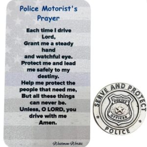 Saint Michael Police Token Set with Officers Holy Prayer Card