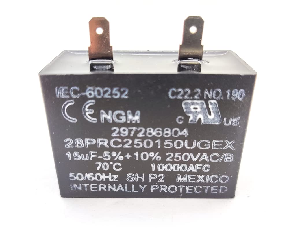 WP65889-4 Refrigerator Run Capacitor for Whirlpool, AP6010187, PS11743364, WP65889-4