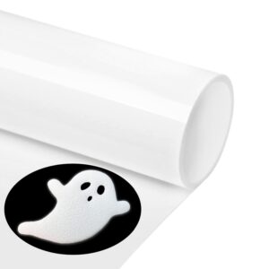 transwonder white puff-vinyl-heat-transfer - 12x6' puff vinyl 3d puff heat transfer vinyl puff htv vinyl for t-shirts, puff iron on vinyl for cricut gifts for halloween christmas