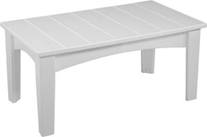 luxcraft island coffee table - available in 16 colors