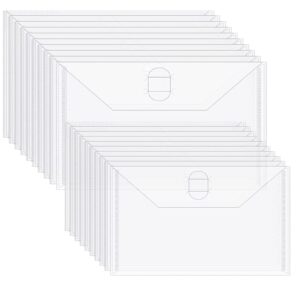 20pcs plastic storage cases for card stamp and dies10pcs 9.4x3.9inch die storage envelopes&10pcs clear 7x5inch clear bags for crafts storage cutting die storage envelope stamp stencil organizer holder