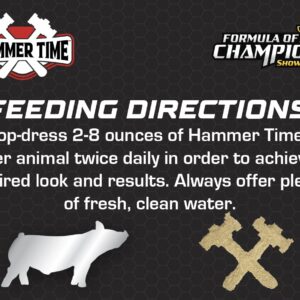 Hammer Time Nutritional Supplement for Show Pigs, 25 lb Bucket