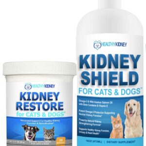 Kidney Restore and Kidney Shield for Cats & Dogs Two-Pack