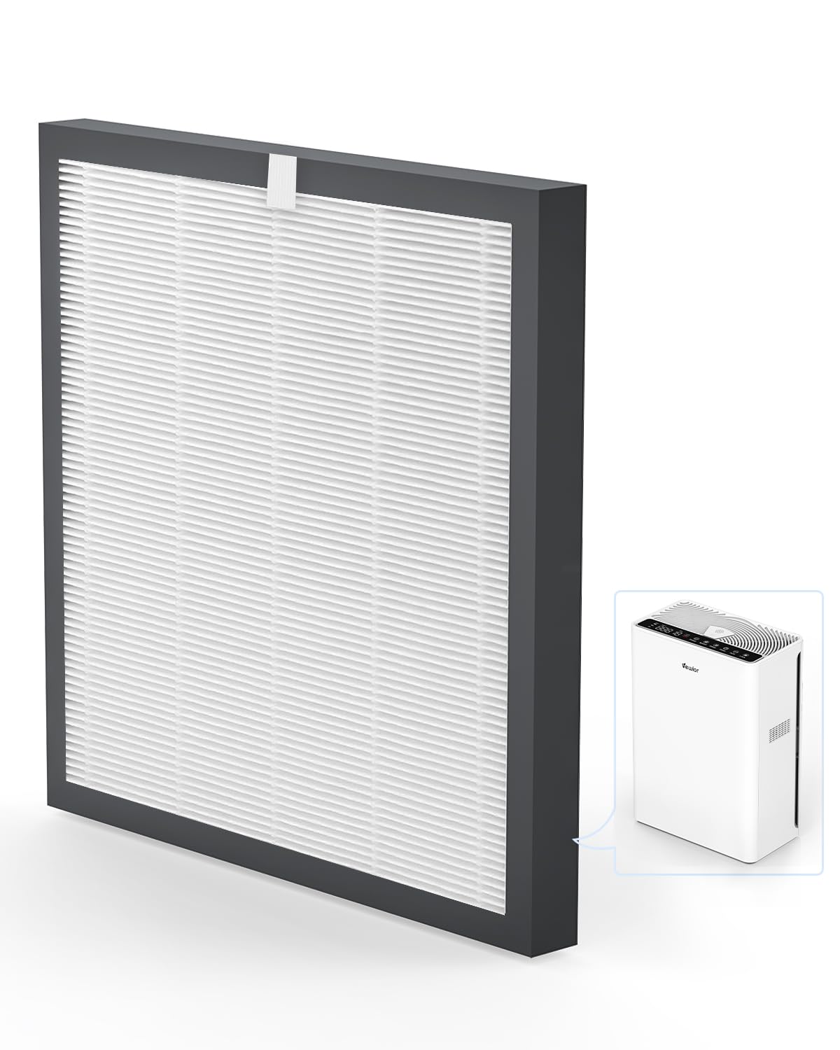 VEWIOR True HEPA Replacement Filter, Compatible A3 Air Purifier, H13 True HEPA Filter for A3 Air Cleaner