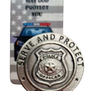 Saint Michael Police Token Set with Officers Holy Prayer Card