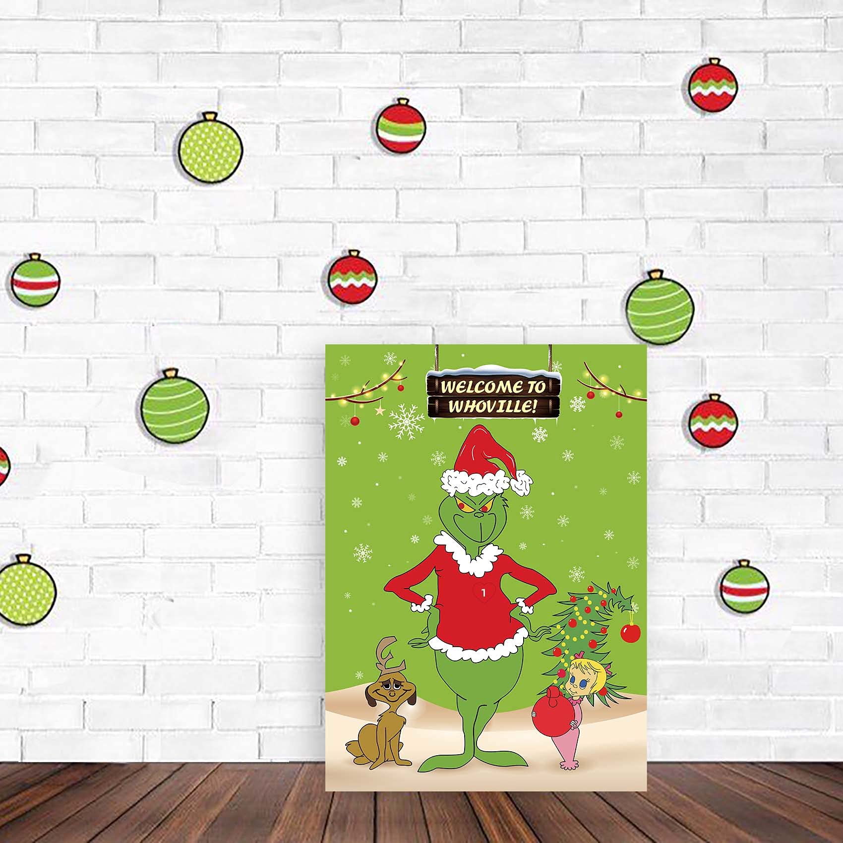 Jauntyhood Pin The Heart On The Christmas Game Christmas Games for Kids Christmas Party Games Christmas Games Party Outdoor/Christmas Games for The Christmas Party Decorations