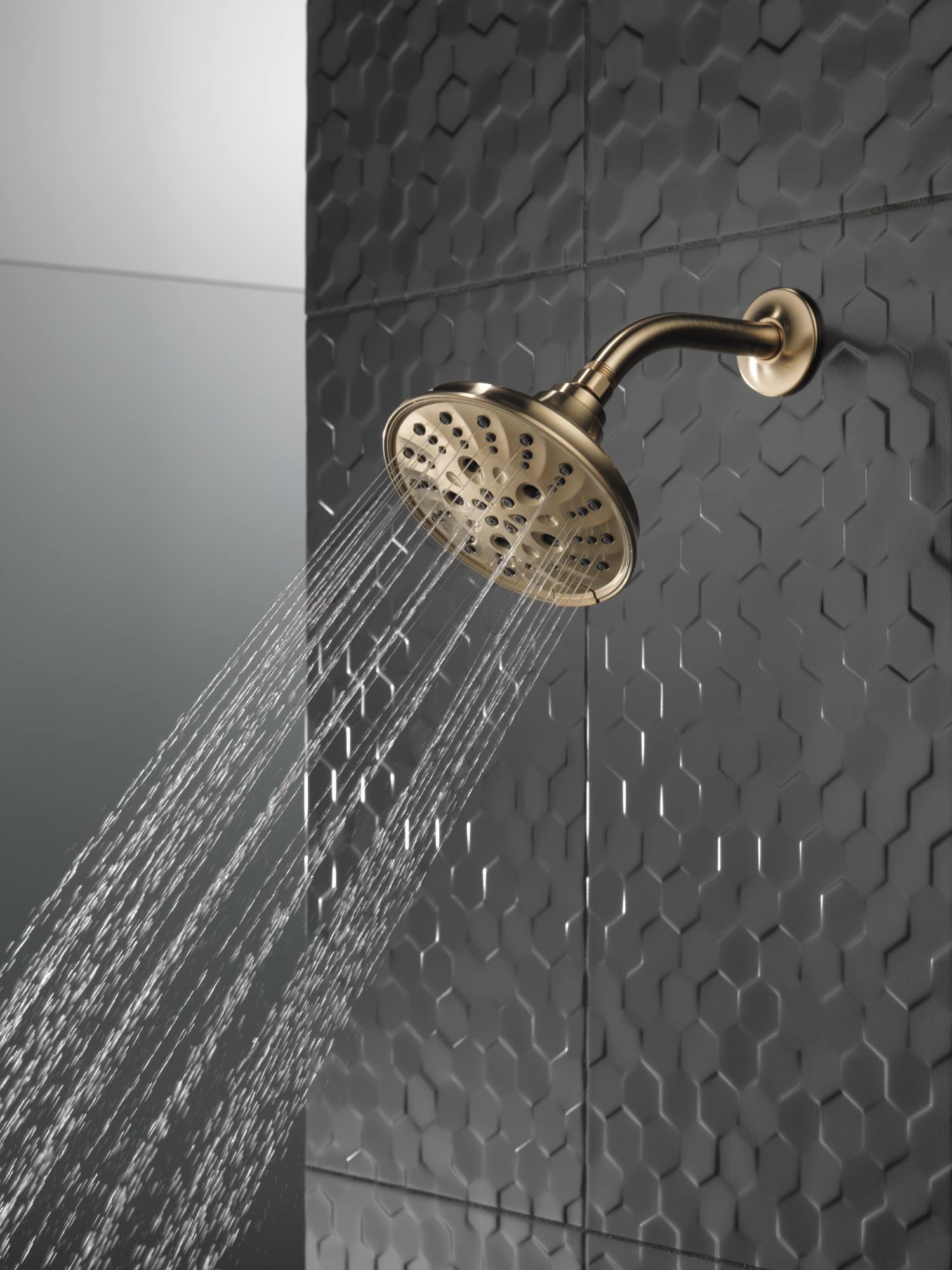 Delta -faucet 52669-CZ-PR Universal Showering Components Showerhead, Lumicoat Champagne Bronze