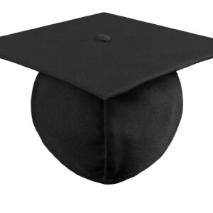 YIIOSS Graduation Cap with 2024 Tassel Year Charm Black Graduation Cap for High School & Bachelor