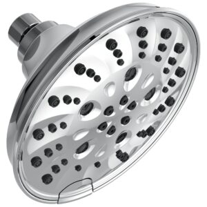 delta faucet 52669-pr universal showering components showerhead, lumicoat chrome