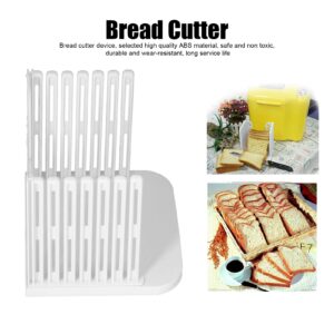 Bread Cutter, Bread Slicer,ABS Bread Slicing Tool, Sandwiches Bread Cutter, Simple Structure, Exquisite Workmanship, Different Spacings of Knife Guide Slots to Meet the Needs of Use