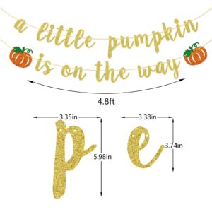 A little Pumpkin Is On The Way Banner, Little Pumpkin Baby Shower Banner, Pumpkin Theme, Gender Reveal, Fall Themed Party Decorations