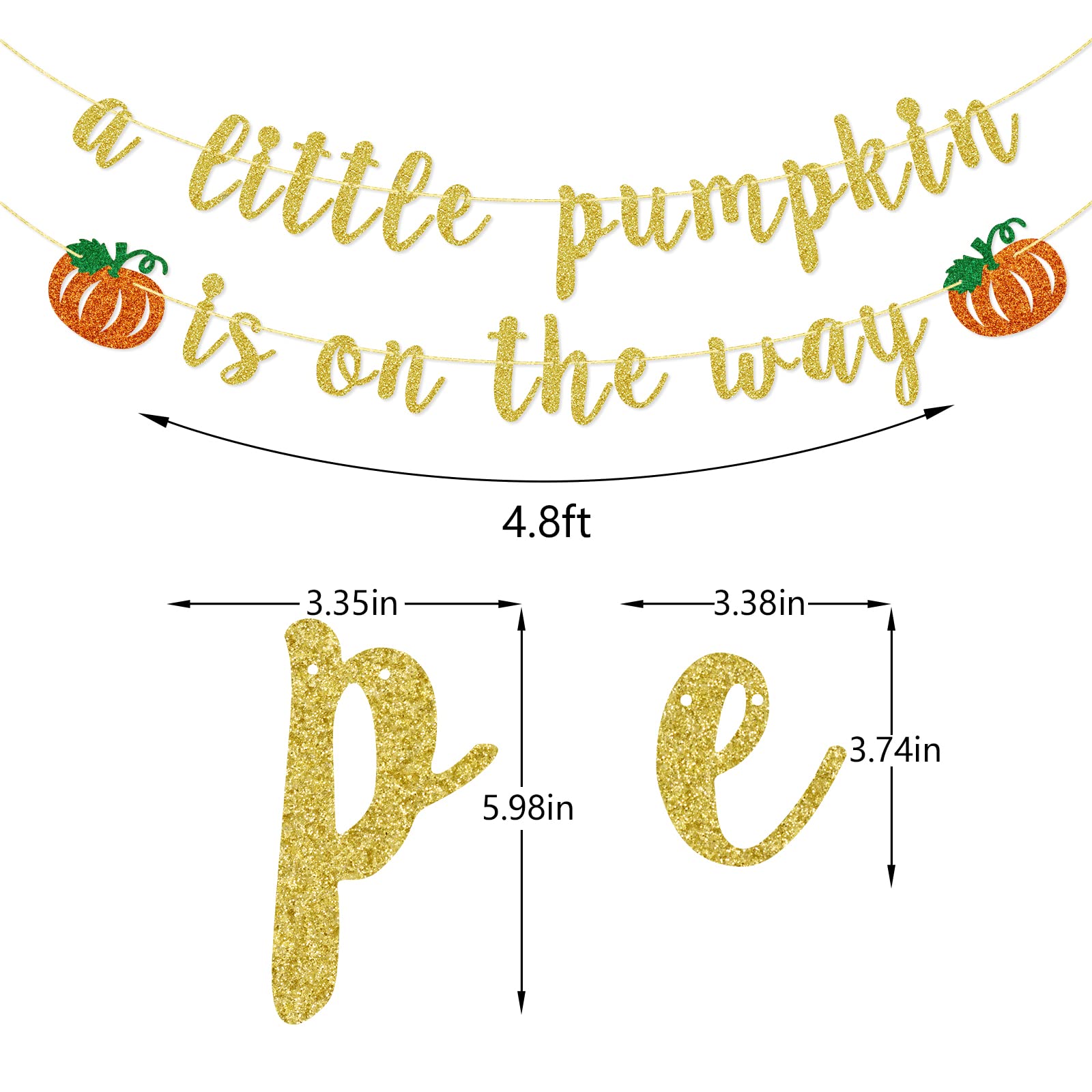 A little Pumpkin Is On The Way Banner, Little Pumpkin Baby Shower Banner, Pumpkin Theme, Gender Reveal, Fall Themed Party Decorations