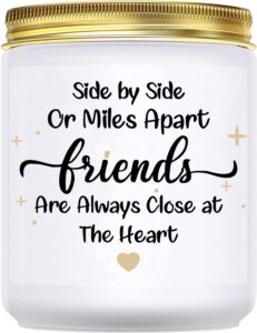 scented candles gifts for women, best friend candles for birthday gifts, christmas friendship gifts for her friends, lavender aromatherapy candles for home scented, back and body hurts candle