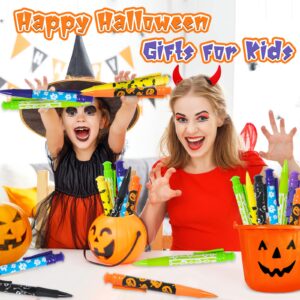 Shemira Halloween Party Favor for Kids, 24 Pcs Jumbo Pen in 6 Assorted Halloween Theme Designs for Trick or Treating, Halloween Goodie Bag Filler, Halloween Miniatures, School Classroom Rewards