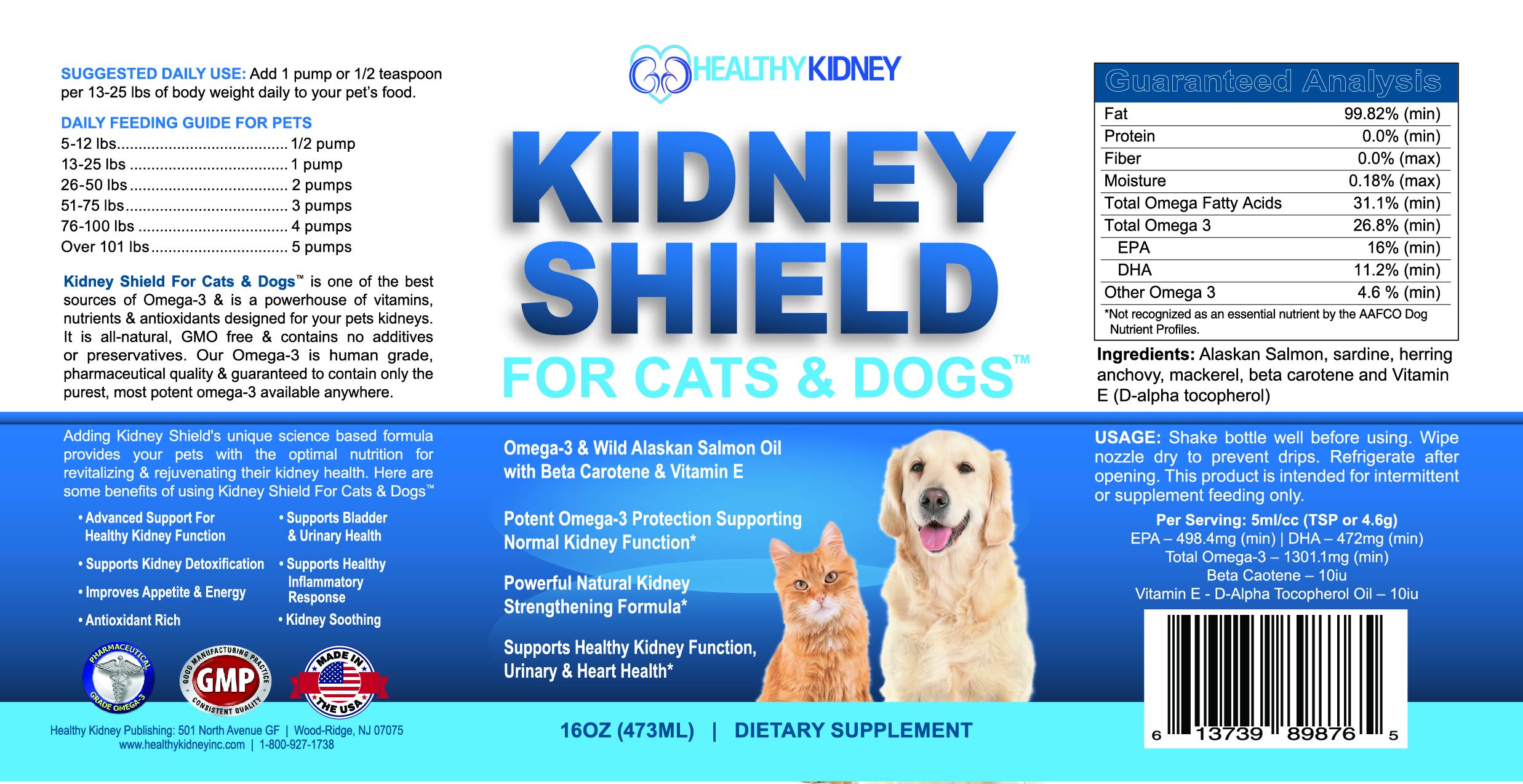 Kidney Restore and Kidney Shield for Cats & Dogs Two-Pack